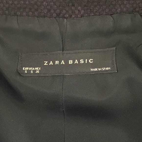 Zara Basic Wool blend 60s style coat - Picture 3 of 8